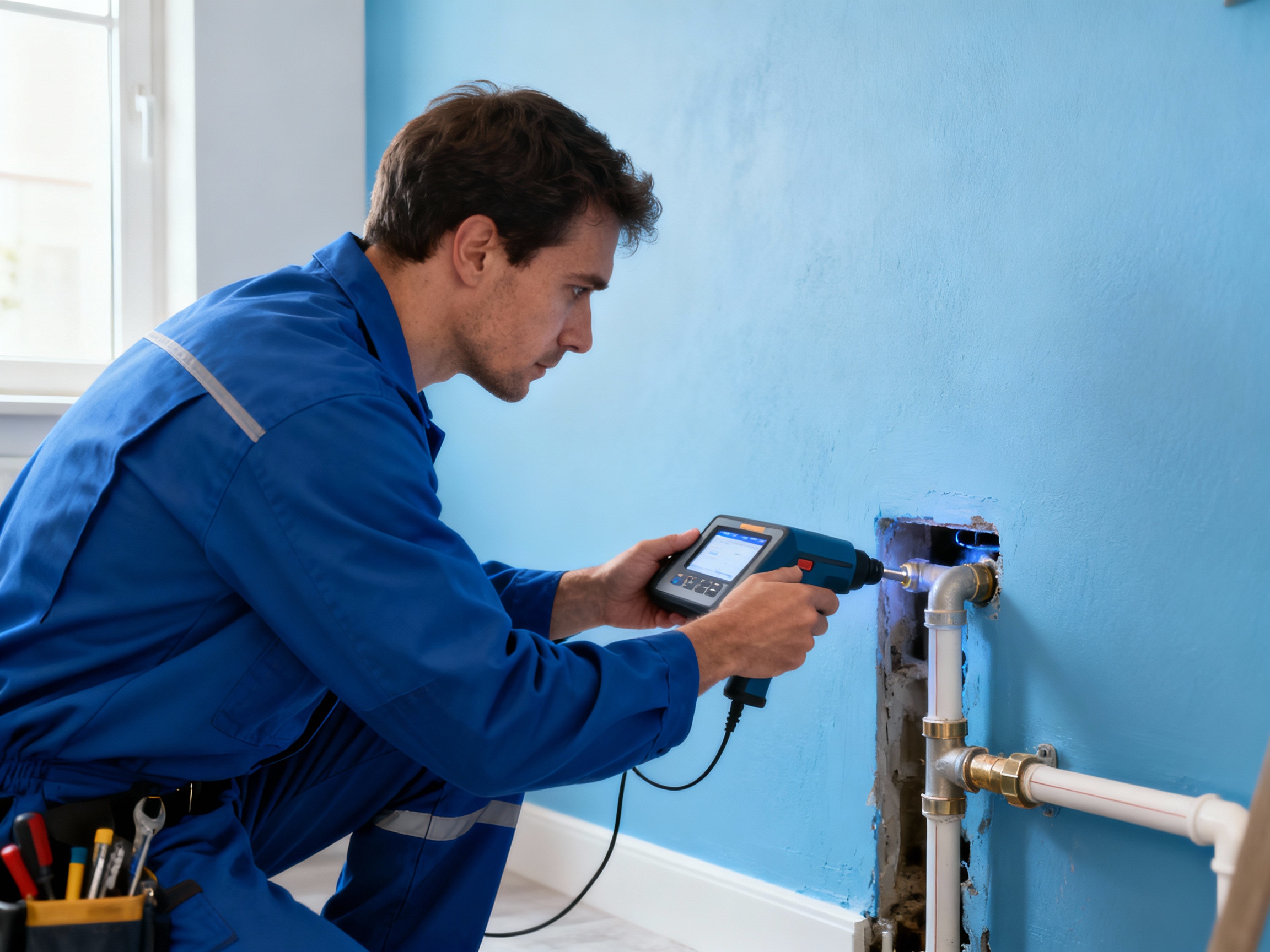 Undichte Rohre finden